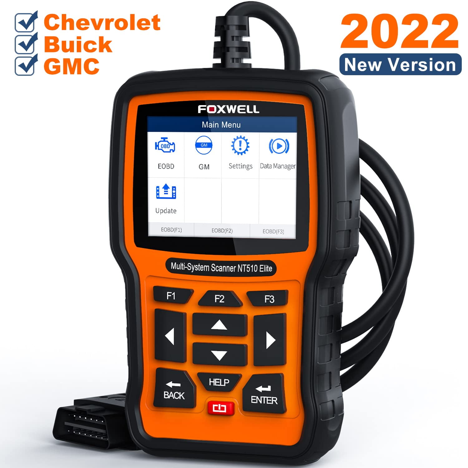 FOXWELL NT530 for CHEVROLET Camaro Multi-System OBD2 Diagnostic Scanner ABS SRS 