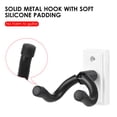thumbnail image 5 of Aibecy Acoustic Electric Bass Guitar Wall Mount Hanger Black Metal Multifunction Holder Hook for All Sizes Solid Sturdy Guitars, 5 of 7
