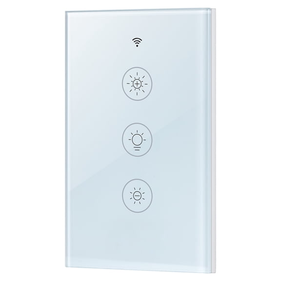 KFFKFF Smart Light Dimmer Switch Wi-Fi 2.4GHz LED Dimmable Switch Remote Control