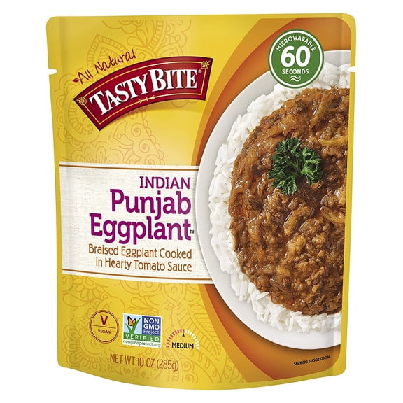 Tasty Bite Indian Punjab Eggplant, 10 Ounce - Pack Of 3