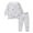 N163-White, variant on Girls Clothes 2 Piece Set Kid DIY Hand Painted Homewear Set Long Sleeve Coloring T-Shirts And Pants 2 Piece Sets For Boys Girls 3-4 Years