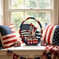 thumbnail image 6 of Miwamany Patriotic Layered Wooden Decor Statue, Independence USA Flag Fireworks Tabletop Ornament, 4th of July Shelf Home Decoration for Living Room Mantel, 6 of 7