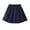 Dark Blue, variant on Black Pleated A-Line Mini Skirt for School Uniform - Elastic Waistband Skirt for Stylish Outfits