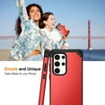thumbnail image 3 of TECH CIRCLE for Samsung Galaxy S24 Plus Slim Soft Rubber Armor Case,Three Layer Heavy Duty Shockproof Protection Hard Plastic Bumper + Soft Silicone Rubber Hybrid Protective Cover,Red, 3 of 8