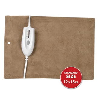 Electric Back Heating Cushion Shoulder And Neck 60 X 100 Cm, 6 Heat Levels, 2 Hour Automatic Shut-Off Timer, Quick Heating, Belt, Back Warmer, Flannel, Machine Washable, Grey