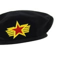 thumbnail image 3 of Beret Sailors Hat All Seasons Unisex for Performance Show five Pointed 54cm circumference, 3 of 6