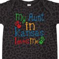 thumbnail image 4 of Inktastic My Aunt in Kansas Loves Me Boys or Girls Baby Bodysuit, 4 of 5