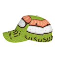 thumbnail image 5 of Fotbe Fresh Sushi Baseball Cap, Fresh Sushi Print Dad Hat,Outdoor Hat,Adjustable Sports Cap, Perfect For Activities, 5 of 9