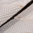 thumbnail image 4 of Cream Modern Polyester Area Rugs for Living Room Jacquard Textured Modern Rugs Soft Geometric Rug for Bedroom Mid Century Washable Rug Non-Slip Bohemian Perfect for Dining Room Office, 4 of 5