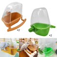thumbnail image 1 of 4 piezas de comedero para jaula de pájaros, alimentación de loros, cuenco de riego, accesorios de jaula, dispensador de agua colgante para ardillas, , animales pequeños Amarillo y verde Salvador Dali Comedero para pájaros, 1 of 10