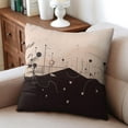thumbnail image 6 of Valentine's Day Red Black Heart Throw Pillow Covers 16"x16", Set Of 4, Linen Study Sofa Cushion Cover Indoor Living Room Home Decor, 6 of 7