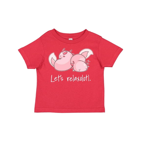 Inktastic Let's Relaxolotl with Cute Sleeping Axolotls Boys or Girls Toddler T-Shirt