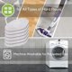 thumbnail image 4 of Re-usable Microfiber Cloths Replacement Pads Compatible with POLTI Vaporetto Steam Cleaner Floor Cleaning Washable refill Pads, 4 of 4