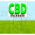 thumbnail image 1 of CBD Sold Here (18" x 24") Yard Sign, Includes Metal Step Stake, 1 of 6