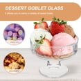 thumbnail image 3 of Copa de postre Vaso Tazón para helado Contenedor de postre con pie Copa para helado con pie, 3 of 7