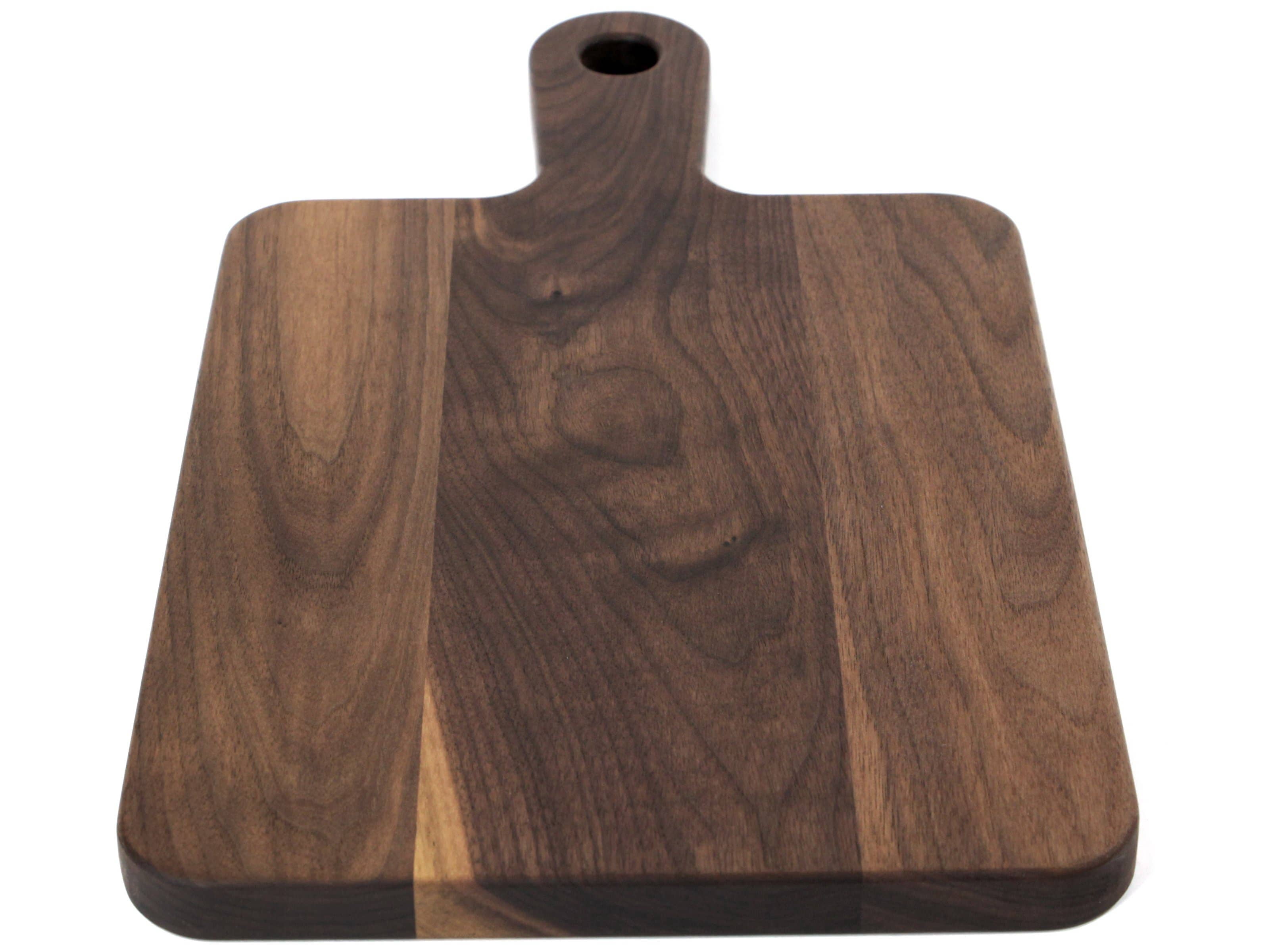 Refine Walnut Cutting Board with Handle and Made in USA