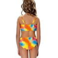 thumbnail image 3 of shqvo Girls Swimsuits,Girls Swimsuits Size 14-16,Newly Designed Printed Two Piece Girls Swimsuit Split Style for Children Ages 5 to 12 Years, 3 of 5