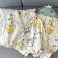 thumbnail image 6 of Trendy New Cloud Cotton Long Sleeve Sleepwear Cute Sweet Cartoon Design Women's Nightgown Home Clothes Suite, 6 of 10