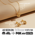 thumbnail image 2 of Cate & Chloe Ashley 18k White Gold Plated Knot Jewelry Set, Gift for Women, 2 of 10