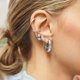 thumbnail image 4 of Pendientes BJR de aleación de esqueleto con incrustaciones de diamantes para Halloween, 4 of 4