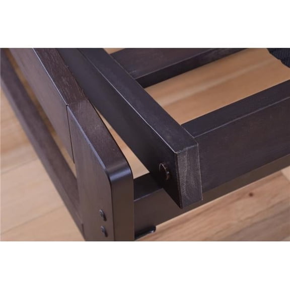 Templeton Aspen Reclaim Full Size Wood Futon Frame, Mocha