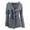 Dark Gray, variant on Meichang Women's Fuzzy Fleece Pea Coat Plus Size Casual Horn Button Hoodies Jacket Winter Warm Hooded Outerwear with Pockets