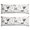 Cats and F, variant on Cats and Flowers Print Body Pillow Cover 20x54 - Hand-Drawn Cat Graphic Pillowcase - Invisible Zipper Full Body Pillow Protector