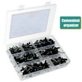 thumbnail image 4 of MesaSe 200Pcs Large Flange Blind Rivets Black Rivets Assortment Kit Aluminum Automotive Rivet  Set with 7 SAE Sizes and Portable Labeled Case, 4 of 9