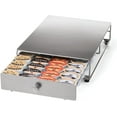 thumbnail image 1 of czcpp-Coffee Pod Capsule Drawer - Holds up to 24 Keurig K-Cup Pods - Under Brewer Storage Rolling Drawer - Silver, 1 of 4