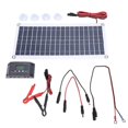 thumbnail image 1 of 30W Solar Panel Kit Solar Battery Charger MPPT Charge Controller with Smart Charging Protection for RV Boat Car Outdoor, 1 of 5