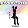thumbnail image 3 of 8.3'' Sitting Easter Bunny Figurines Easter Centerpieces for Tables Modern Plastic Bunny Decor for Easter Decorations Spring Rabbit Easter Decor for Desk Windowsill Home Party Easter Gifts - G, 3 of 7