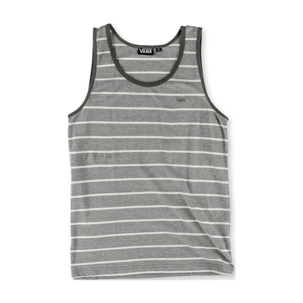 Vans Marcel Camiseta sin mangas para hombre, gris, grande Vans Camiseta sin mangas