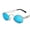 Blue, variant on Oval Sunglasses Vintage Metal Frame Retro Sun Glasses UV400 Protection PC Lenses for Women and Men Classic Eyewear
