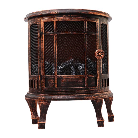 Amdohai Simulation Decorative LED Fireplace LED Flameless Fireplace Stove Flameless Fireplace Flame Night Light for Christmas Halloween Celebration Party Decoration