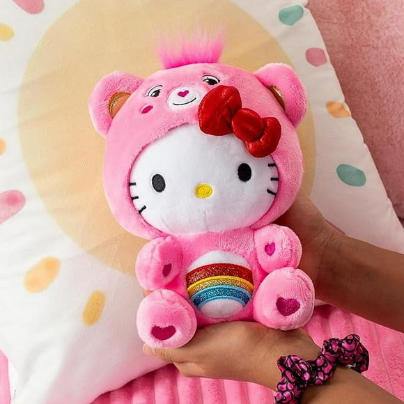 Stuffed Animal 25CM Cross Dressing Cool Penguin Rainbow Bear Plush Toy Rainbow Cat 25cm