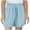 Light Blue, variant on Gubotare Girls Shorts Soft Girls Bermuda Short Comfortable Short,Elastic Waistband Size 7-8 (Light Blue,7-8 Years)