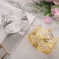 thumbnail image 5 of Uxcell 2Pcs Mini Crown Cake Toppers, Alloy Queen Princess Little Gold Crown Heart Shaped, Mini Double Layer, 5 of 6