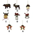 thumbnail image 2 of Inteprter Letrero de para colgar en Navidad, puerta decorativa, ventana, arte de dibujos animados coloridos, artesanía, favores de fiesta, Kits de decoración para fiestas Tipo 4 Inteprter HA063944-04, 2 of 6