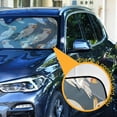 thumbnail image 3 of Birds Parrot Corella Car Windshield Sun Shade Foldable Car Front Window Visor Heat and UV Protection 57x31.5, 3 of 8