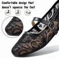 thumbnail image 3 of CHICVOMEY Mesh Ballet Flats for Women Breathable Ballet Flats with Buckle Fashion Fishnet Flats for Women Casual Work Flats, 3 of 9