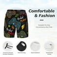 thumbnail image 4 of Kdxio Play Game3 Print Men'S Swim Trunks With Compression Liner 7 Inch Inseam Quick Dry Swim Shorts, 4 of 7