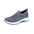 thumbnail image 2 of Willtoo Mens Slip On Breathable Knit Walking Loafer Non Slip Cushioned Lightweight Casual Footwear for Travel Gym Daily Errands, 2 of 5