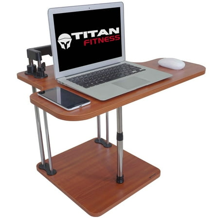 Deluxe Adjustable Height Tilt Slide Under Table Top Tv Tray