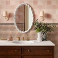 thumbnail image 5 of Agnes Cream Oval Mirror, 5 of 6