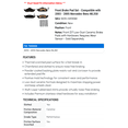 thumbnail image 2 of Front Brake Pad Set - Compatible with 2003 - 2005 Mercedes-Benz ML350 2004, 2 of 2