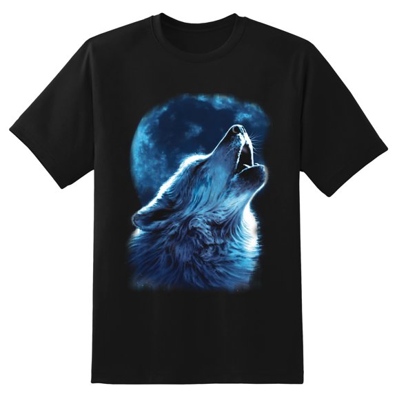 Men's Graphic TeeWolf (1) Letter Print T-Shirts Round Neck Short Sleeves Sizes XS-5XL Summer Daily Casual Tops