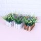 thumbnail image 3 of Juego de flores artificiales para valla de madera, planta en maceta con flores artificiales, decoración para porche y sala de estar de interior, 3 of 4