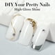 thumbnail image 5 of Esmalte de uñas en gel Double Rhythm Pure Sheer 15 ml (blanco lechoso), 5 of 7