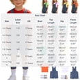 thumbnail image 3 of ATOGUTA Kids Boys Outfits Denim Overalls and Short Sleeve T-shirts with Socks Girls Summer Clothes Size 3T-12, Blue, 3 of 8