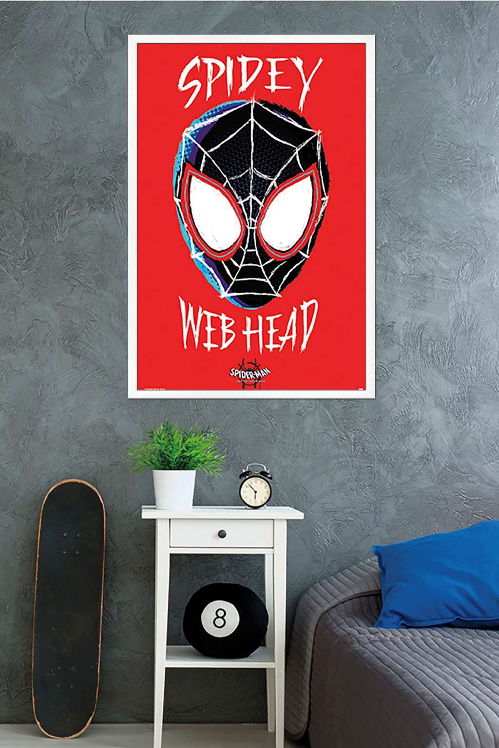 Marvel Spider-Man - Into The Spider-Verse - Web Head Wall Poster, 22.375" x 34", Framed